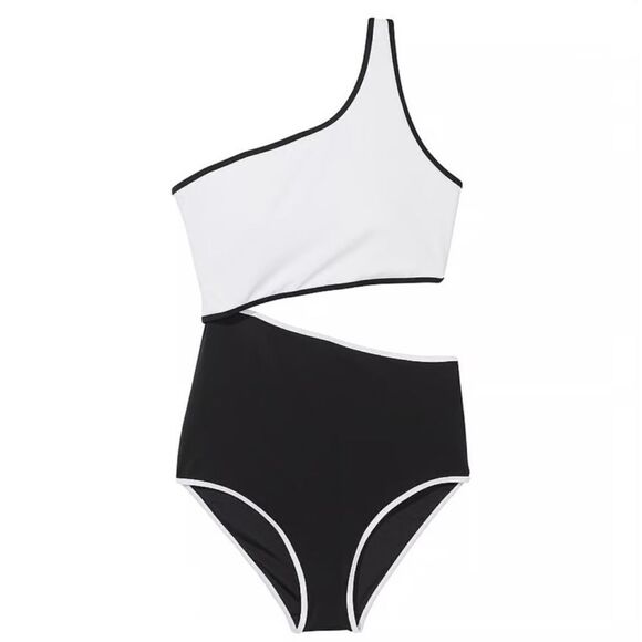 NWT Victoria’s Secret Color block Monokini One-Piece Swimsuit - Picture 2 of 10